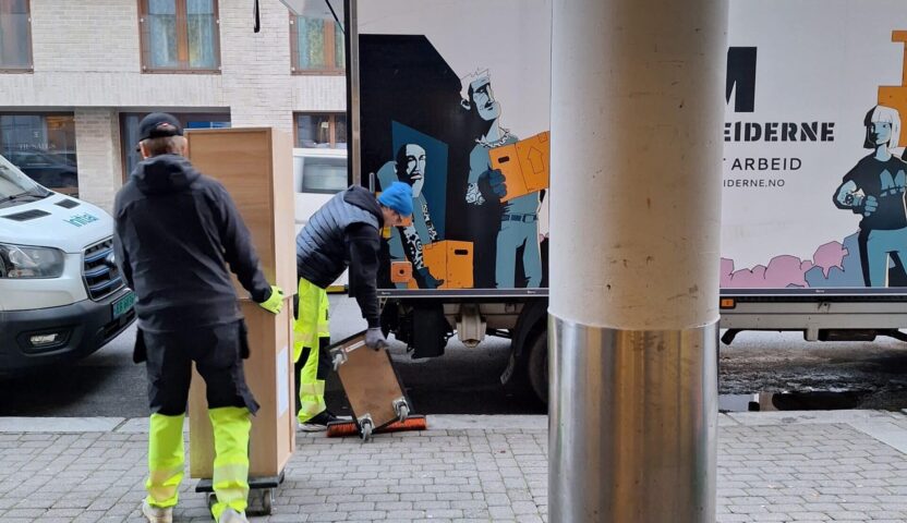 Kontorflytt med Medarbeiderne