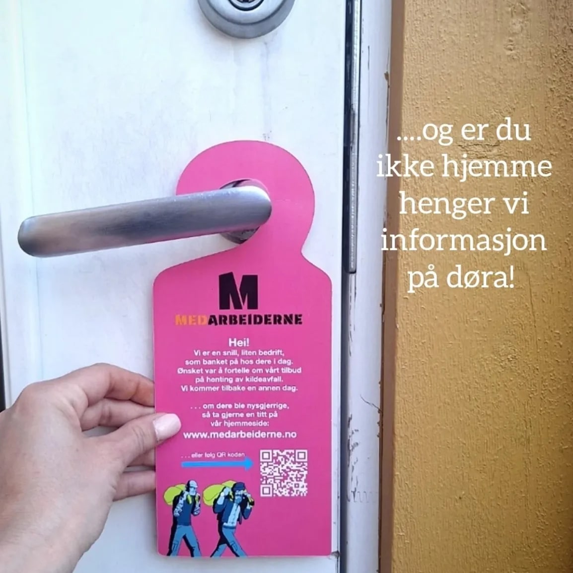 Dørsalg medarbeiderne